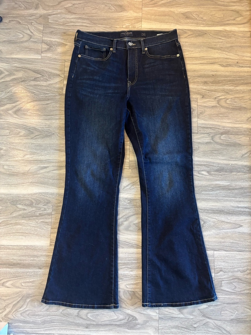 Lucky Brand Dark Indigo Flare Jeans